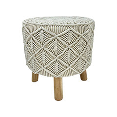 Natalia Stool - Off White F-ST129-OW