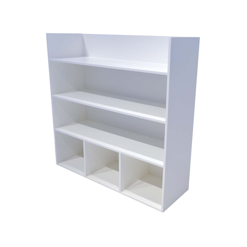 F-SU101-WH Type 1 shelving unit in white