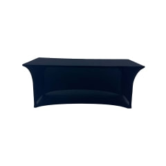 6ft Rectangular Table Cover - Type 1 - Black  F-TX101-BL