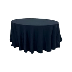 6ft Round Table Cover - Type 5 - Black  F-TX205-BL