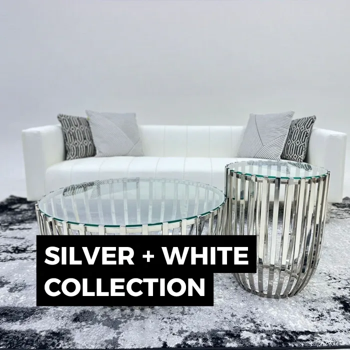 Silver + White Collection