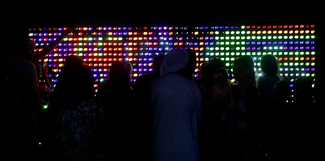 interactive event wall