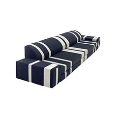 Arabic Seating Set - Type 5 - Black & White F-AK185-BW