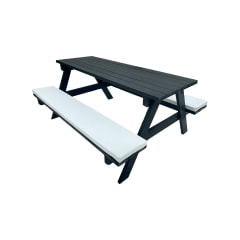 ​Picnic Bench - Type 1 - White ​F-BK401-WH