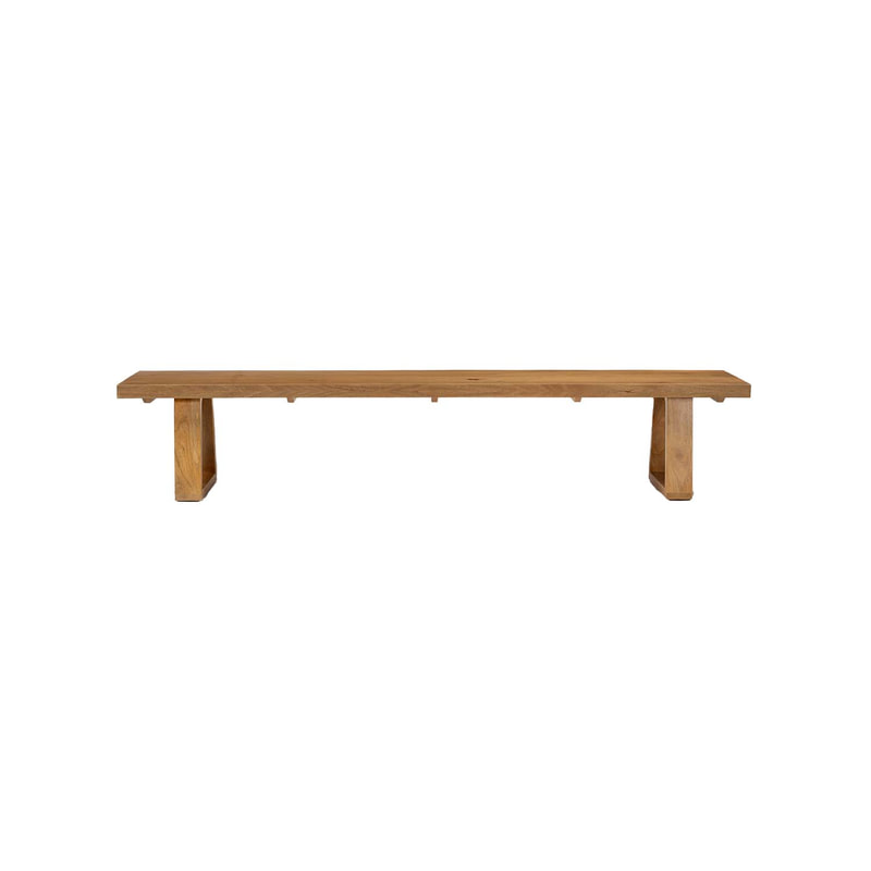 F-BN101-GL Milan bench with lime green seat pad and base in white paint finish