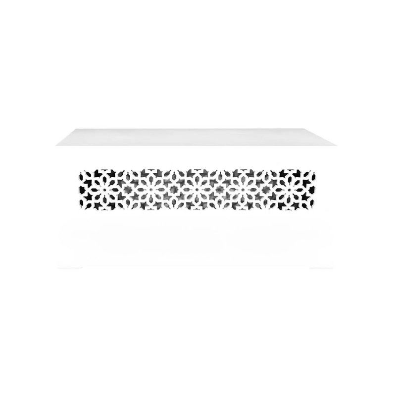 P-MO101-WH Type 1 market display cart in white