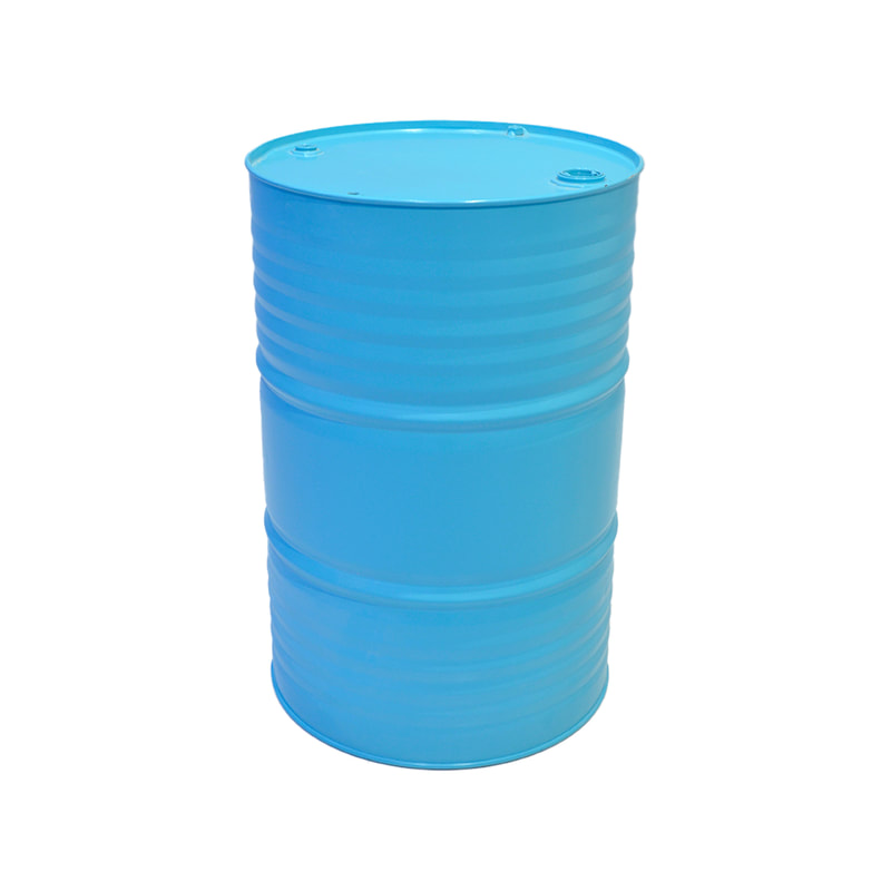 F-OL101-YL Oil drum in yellow paint finish