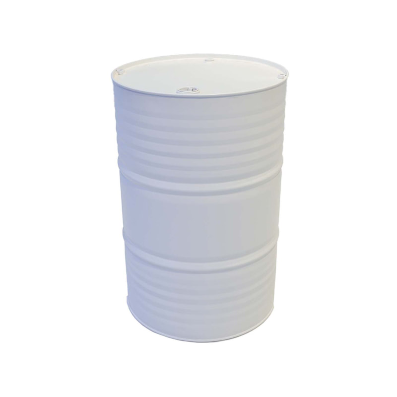 F-OL101-YL Oil drum in yellow paint finish
