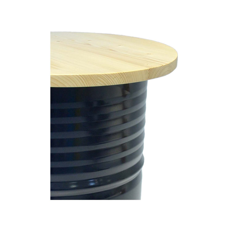 F-OL101-YL Oil drum in yellow paint finish
