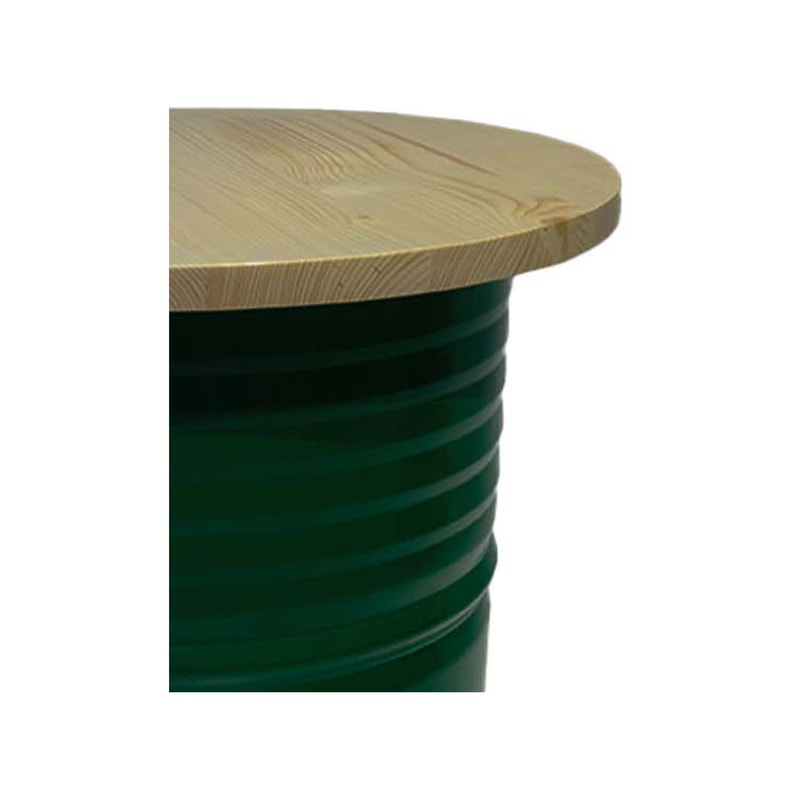 F-OL101-YL Oil drum in yellow paint finish