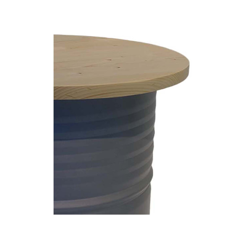 F-OL101-YL Oil drum in yellow paint finish