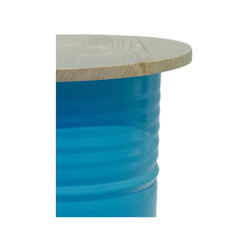 F-OL101-YL Oil drum in yellow paint finish