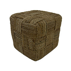 Berber Pouffe - Natural F-PF123-NT