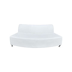Olivia Sofa - White (Out Curve) F-SF114-WH