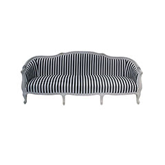 Vienna Sofa - Black & White F-SF132-BW