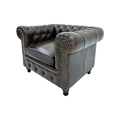 Churchill Single Sofa - Dark Tan F-SN120-DT