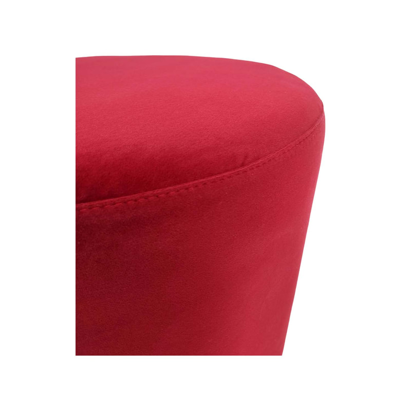 P-ST803-TQ Toadstool seat painted in turquoise shades