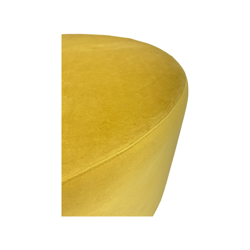P-ST803-TQ Toadstool seat painted in turquoise shades