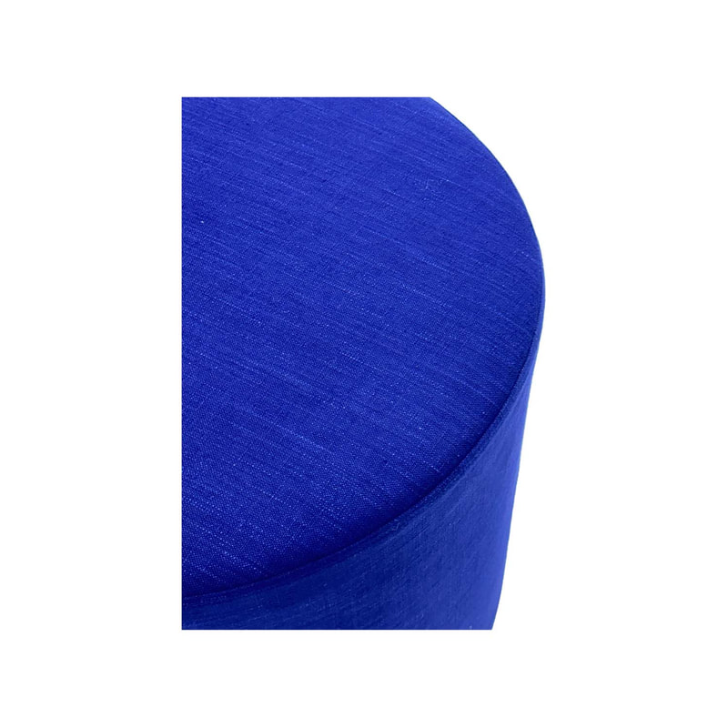 P-ST803-TQ Toadstool seat painted in turquoise shades