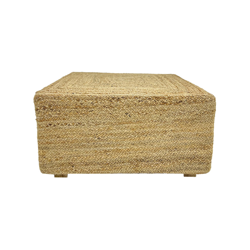 P-ST801-SG Billy rocking stool with cushion in sage green fabric and dark wooden frame