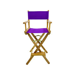 Kubrick Director's High Chair - Purple F-DR102-PR