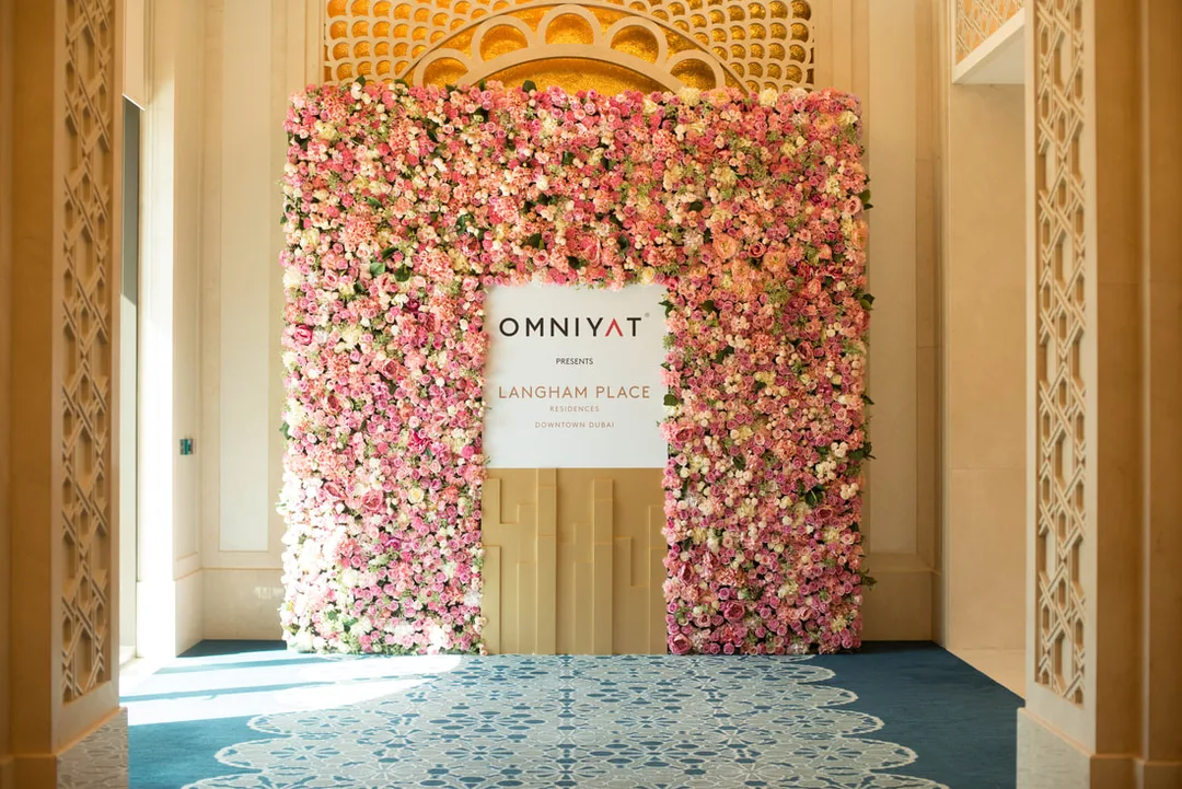 flower wall dubai