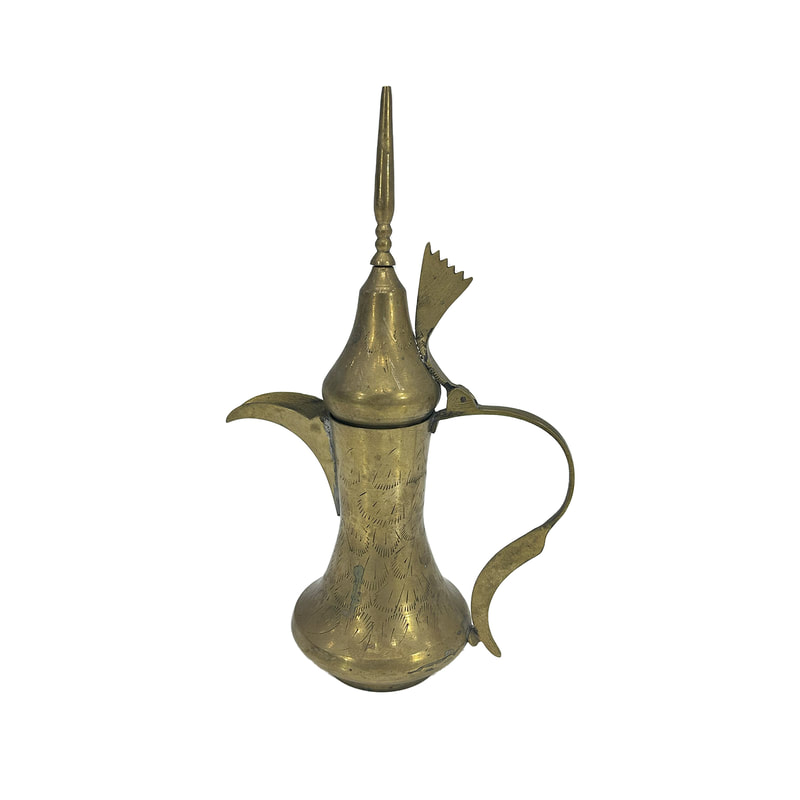 Arabic Coffee Pot - 11cm - Gold ​P-AD103-GD
