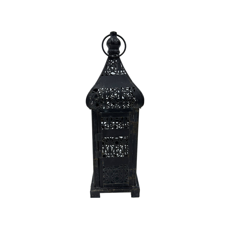 P-AL102-GD 35cm high gold arabic lantern