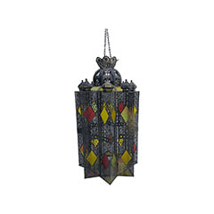 Arabic Hanging Lantern - 109cm - Gold P-AL108-GD