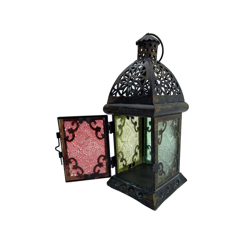 P-AL121-BL 22cm high small Arabic lantern