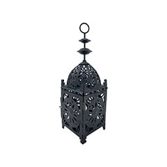 Arabic Lantern - Black P-AL124-BL