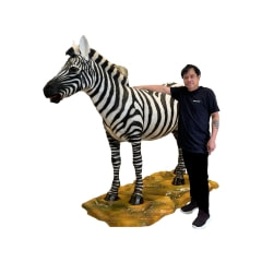 Animatronic Zebra - 1.85m P-AM107-LI