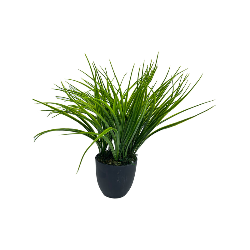 P-AP114-GR 8cm Pandanus artificial tabletop plant