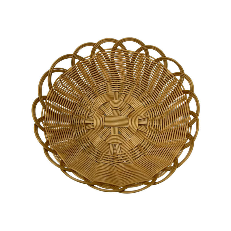 P-BA106-JT 26cm wicker round woven basket