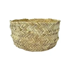 Traditional Basket - 14cm - Jute ​P-BA108-JT