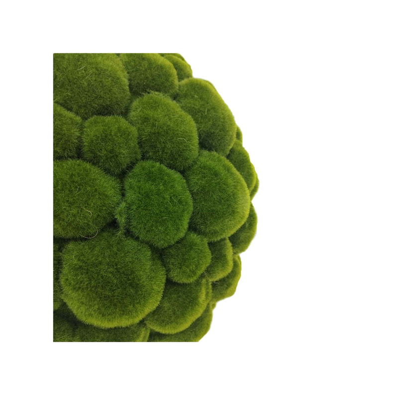 P-BM105-NL 40cm dia 'nearly natural' moss ball