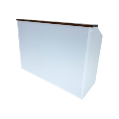 Bar Counter - White + Wood  ​P-BR801-WW