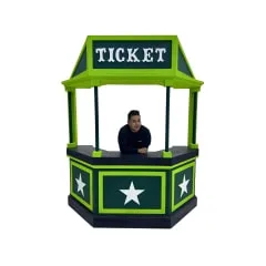 Themed Ticket Booth - Lime Green P-BR802-GL