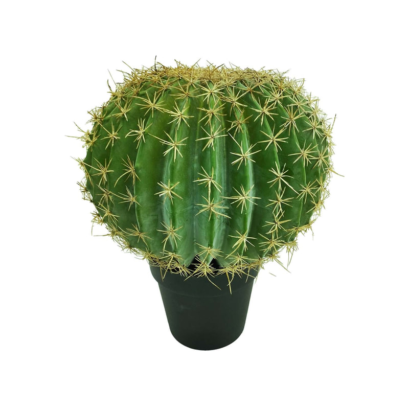 P-CA101-NL 45cm high 'nearly natural' golden ball cactus