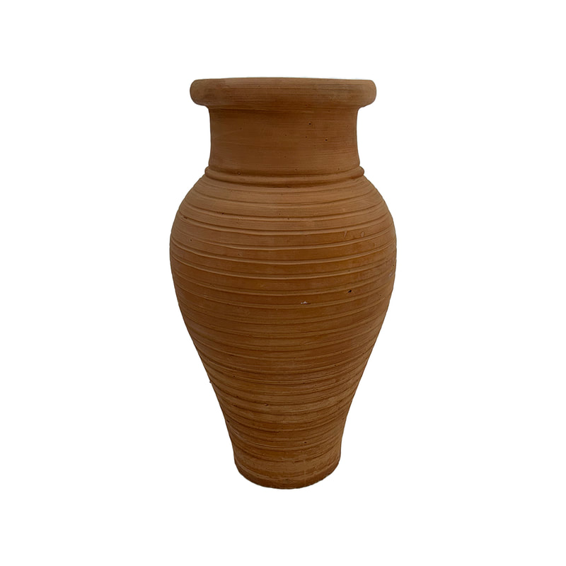 P-CD101-NC 49cm Jordan medium sized terracotta display pot