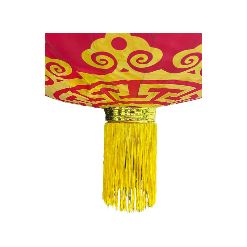 P-CL103-RG 90cm type 1 Chinese hanging lantern