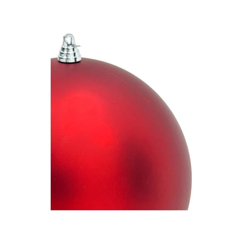 P-CM137-RE 30cm matt red fire retardant bauble