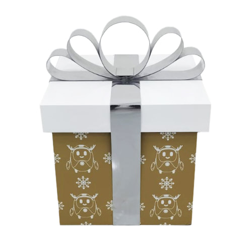 P-CM145-MC Type 1 100cm gift box with ribbon and customizable wrapping paper