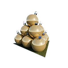 Giant Bauble Set - Type 2 - Gold - 8m  ​P-CM150-GD