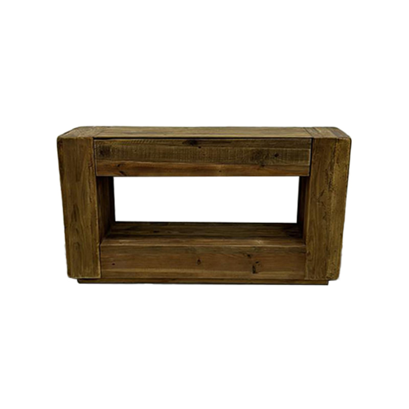 P-CN802-NW Montana natural wood console table