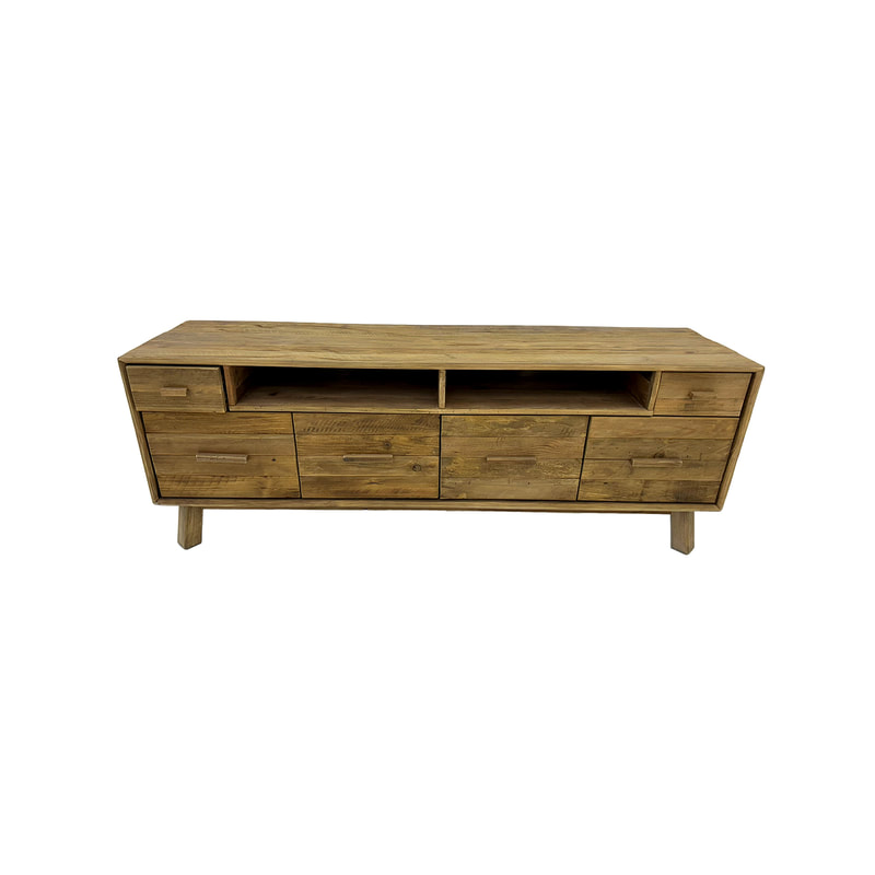 P-CN802-NW Montana natural wood console table