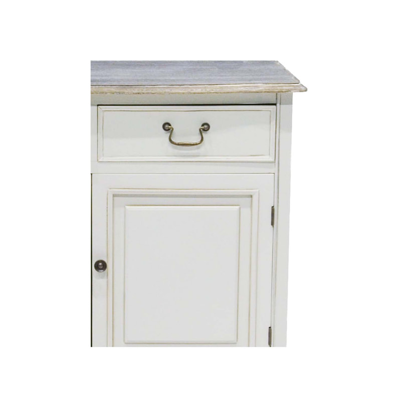 P-CN802-NW Montana natural wood console table
