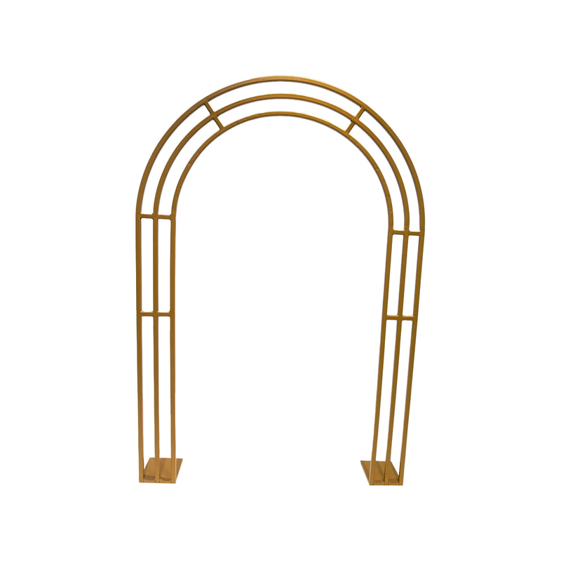 P-DA101-GD 220cm type 1 arch in metal with gold semi-gloss finish