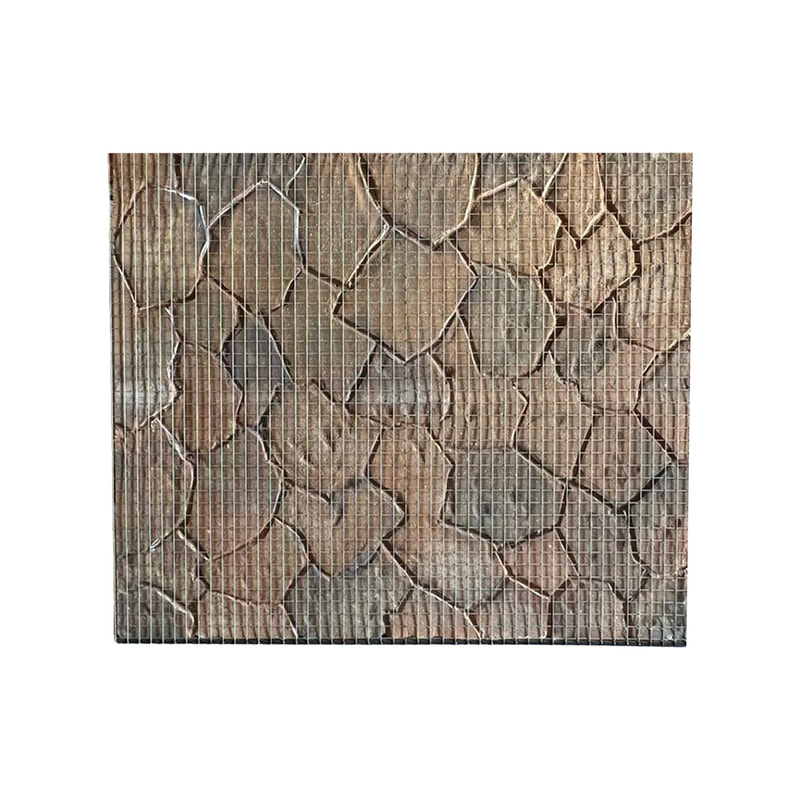 P-DP321-LI Type 1 200cm faux rock wall in wire mesh