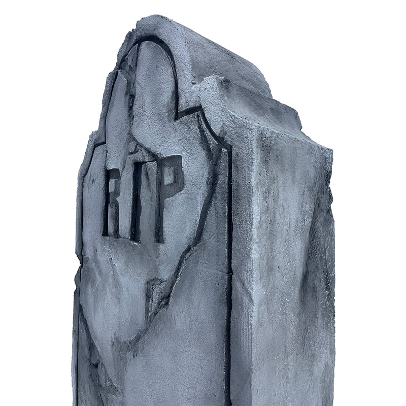 P-DP808-DG 200cm giant grave stone display panel